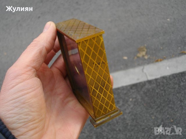 КОЛЕКЦИОНЕРСКИ БРОНЗОВ БУДИЛНИК UTI FRANCE, снимка 7 - Антикварни и старинни предмети - 38797659