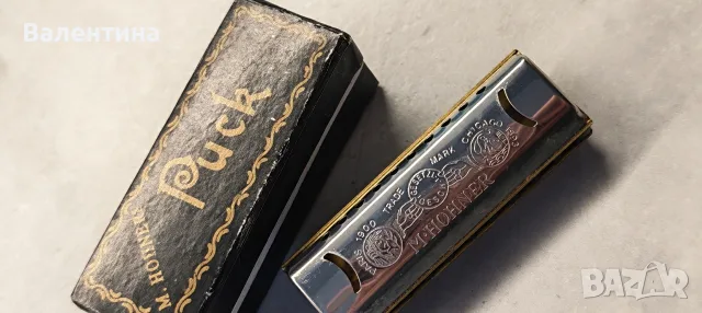 Hohner Puck – миниатюрна хармоника в тон C с оригинална кутия, снимка 11 - Духови инструменти - 55730619
