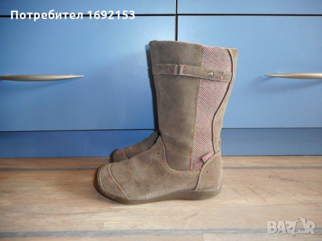 Велурени ботуши KEEN № 34, снимка 3 - Бебешки боти и ботуши - 30930880