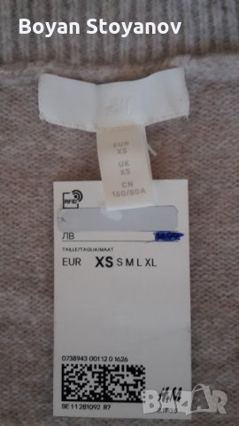 Топъл дамски пуловер H&M, снимка 3 - Блузи с дълъг ръкав и пуловери - 30893963