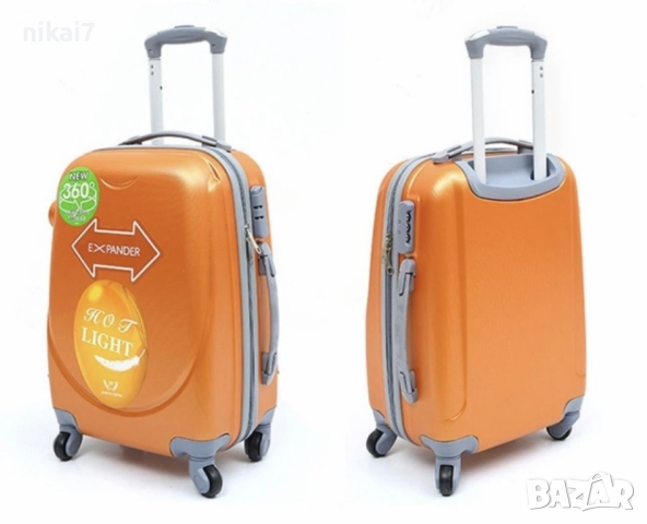 WeTravel пътнически куфар за ръчен багаж с 4ри колела 360°56/38/22см, снимка 11 - Куфари - 44793165