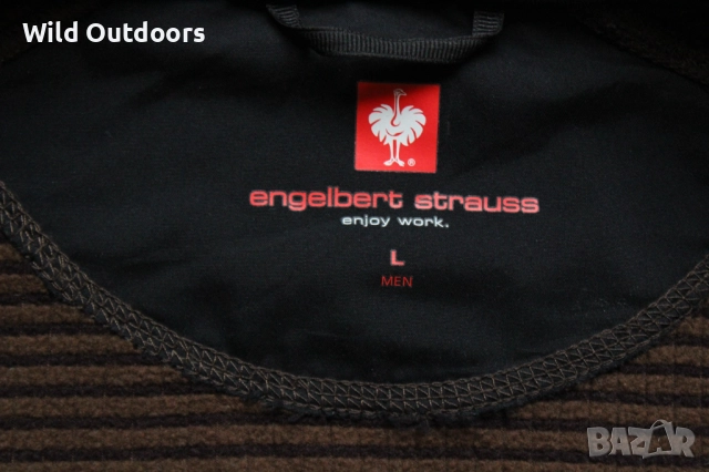 ENGELBERT STRAUSS - мъжка термо горница, размер L, снимка 4 - Спортни дрехи, екипи - 52654912
