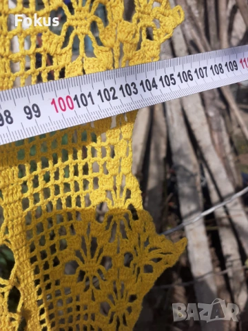 Стара покривка плетена на една кука, снимка 5 - Антикварни и старинни предмети - 53280166