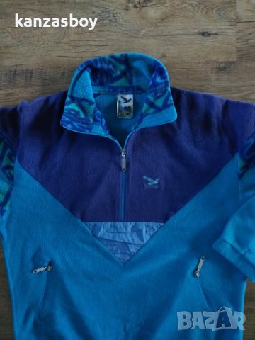 SALEWA VINTAGE FLEECE HALF ZIP MEDIUM - страхотен мъжки полар Л, снимка 3 - Спортни дрехи, екипи - 42797778