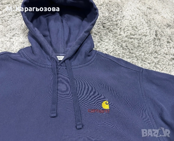 Мъжки суичър Carhartt WIP American Script, Размер XL, снимка 3 - Суичъри - 54209262