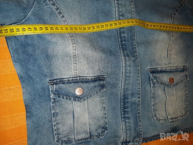 Елегантно дънково сако Promod Euro 40, снимка 6 - Якета - 34110233