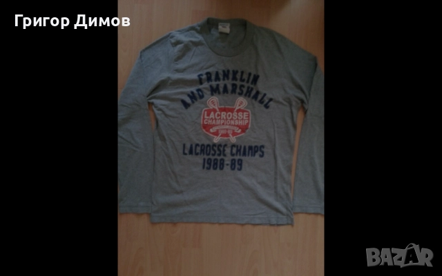 Тениска с дълъг ръкав Franklin and Marshall