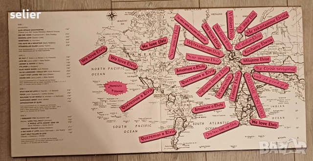 Elvis ‎– Aloha From Hawaii Via Satellite Двойна плоча-Gatefold Издание 🇩🇪 GERMANY 1979г Състояние , снимка 2 - Грамофонни плочи - 52644333