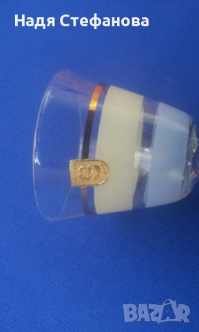 Ретро ракиен комплект бутилка с тапа и 5 чашки, Стинд - София, снимка 4 - Колекции - 40365662