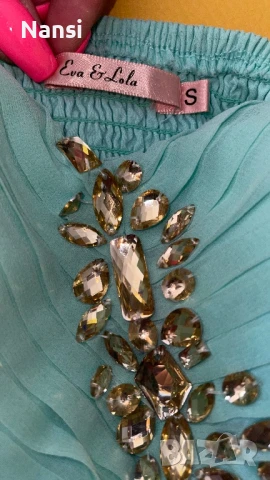 Уникална рокля с красиви камъни, снимка 9 - Рокли - 50956256