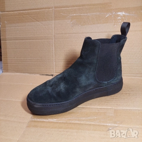 FRAU Ежедневни велурени боти Челси номер 38 , снимка 7 - Дамски боти - 48591349