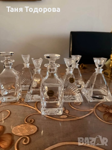 Кристални шишета , снимка 6 - Декорация за дома - 53984438