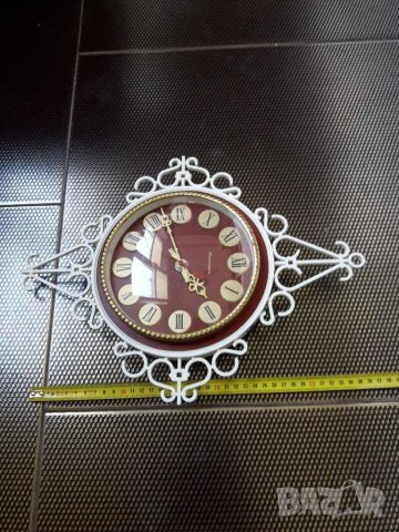 Стар стенен часовник -Янтар , снимка 8 - Антикварни и старинни предмети - 29668142