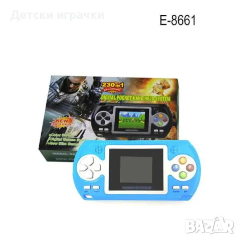 Детска електронна игрова конзола 268 игри , снимка 3 - Игри и пъзели - 48634138