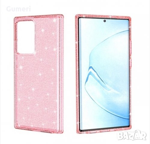  Samsung Galaxy Note20 Ultra / Note20 Plus / Note20 Pro Предпазен гръб с брокат , снимка 5 - Калъфи, кейсове - 30295411