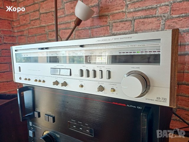 ⏯️С Клип! Trio Kenwood KR-730 monster receiver motorized radio search, снимка 6 - Ресийвъри, усилватели, смесителни пултове - 37913935