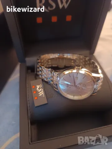 RSW RSWM106-SS-1 швейцарски мъжки кварцов часовник НОВ, снимка 2 - Мъжки - 49843661