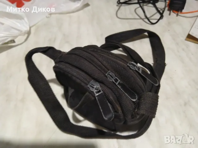 рибарска чантичка за такъми за през рамо и за колан 4 прегради с цип 95х105мм, снимка 7 - Екипировка - 48299807