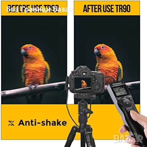 Ново Кабелно дистанционно с интерваломер и дълга експозиция Canon фото, снимка 6 - Чанти, стативи, аксесоари - 51628143