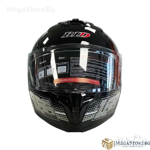 Модуларна Каска 166 - Размер S, M, L, XL - Черно/Бяло, снимка 4 - Аксесоари и консумативи - 50720043