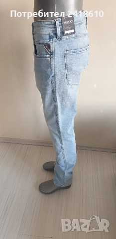 Replay Milano Anbass и Grover Stretch Slim Fit Mens Size 34/32 и 32/32 2бр НОВО! ОРИГИНАЛ Мъжки Дънк, снимка 12 - Дънки - 53863754