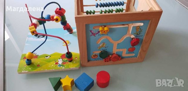 Детски дървен куб, снимка 4 - Образователни игри - 29756582