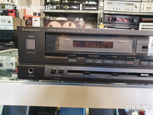 Ресийвър Technics SA-190 В отлично техническо и визуално състояние., снимка 3 - Ресийвъри, усилватели, смесителни пултове - 52748070