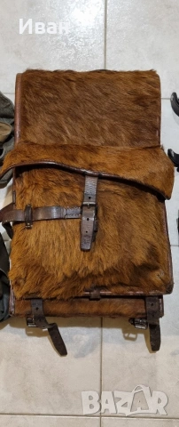 Военна Швейцарска раница произведена 1945г, снимка 2 - Антикварни и старинни предмети - 52978893