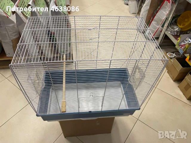 Използана клетка за малки папагали или канарчета, снимка 5 - Папагали - 52653381