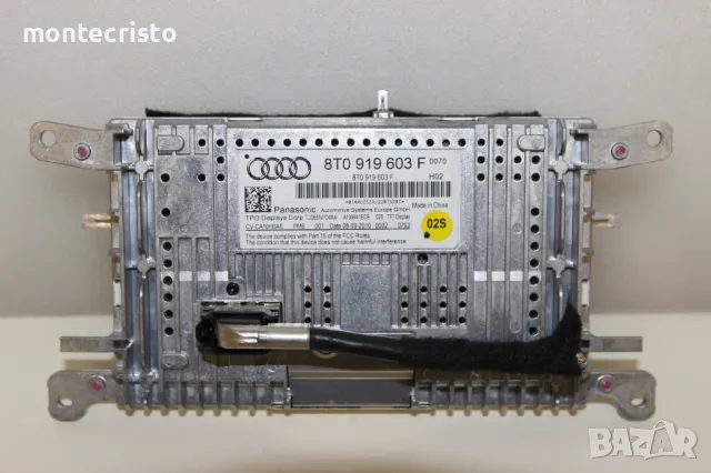 MMI дисплей Audi A5 (2007-2011г.) 8T0919603F / 8T0 919 603 F дисплеи, снимка 4 - Части - 50425180
