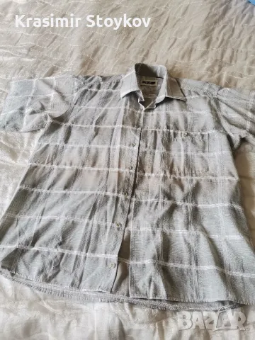 Мъжка риза къс ръкав 