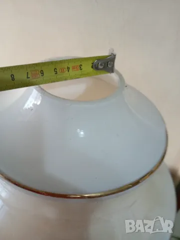 Стъкло ,абажур за полилей арт феко, снимка 5 - Полилеи - 49360301