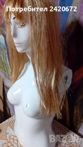 руса дълга перука, снимка 2 - Аксесоари за коса - 52243941