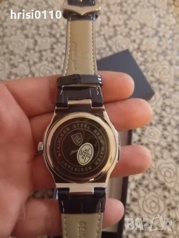 Нов мъжки часовник с кутия и каишка от естествена кожа , снимка 3 - Мъжки - 48347780