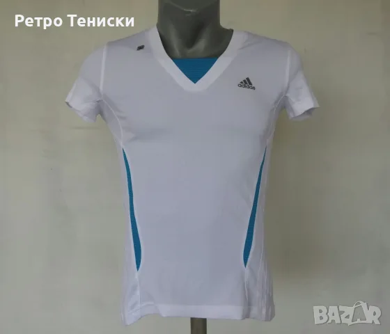 Тениска • №40 • adidas • бяло • размер M • Жени