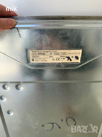 Бяла фурна с керамичен плот Bosch , снимка 8 - Печки, фурни - 52915322