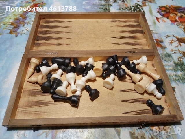 Стар малък шах, снимка 5 - Антикварни и старинни предмети - 52726576
