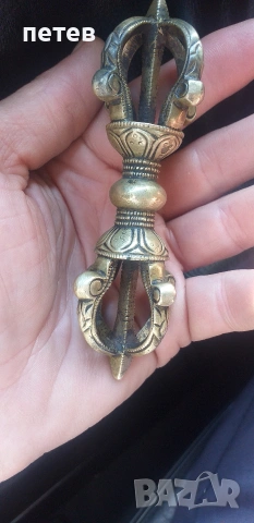 тибетски ритуален предмет амулет., снимка 3 - Антикварни и старинни предмети - 54068283
