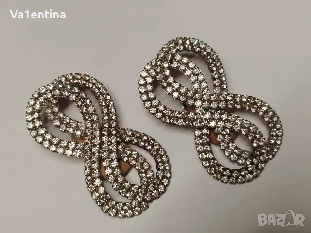 Лот колиета, обеци и брошки, снимка 8 - Колиета, медальони, синджири - 56545160
