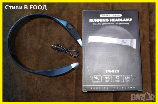 LED челник 5 функции вградена зареждаща батерия. Ново безплатна доставка., снимка 2 - Лед осветление - 40788251