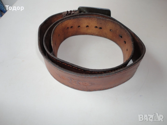 Кожен колан Bergamo Brass Works, снимка 12 - Колани - 52826464