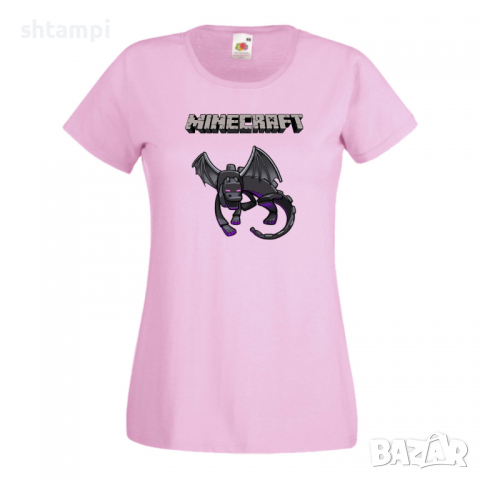 Дамска тениска Ender Dragon 2 майнкрафт Minecraft,Игра,Забавление,подарък,Изненада,Рожден Ден., снимка 13 - Тениски - 36520678