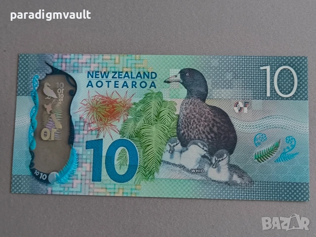 Банкнота - Нова Зеландия - 10 долара UNC | 2015г., снимка 2 - Нумизматика и бонистика - 54011051