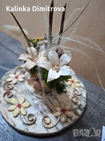 Ръчно изработени декорации с цветя., снимка 16 - Декорация за дома - 53089816