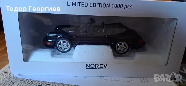 Porsche 911 1990 Norev 1:18, снимка 2 - Колекции - 56514883