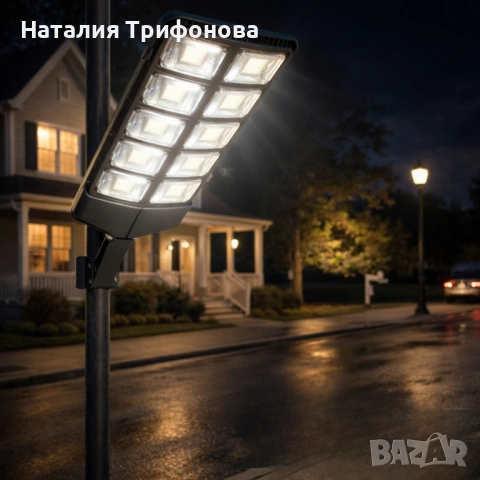 Улична соларна лампа BK-260-10 DRAGON 3000W - мощна и икономична