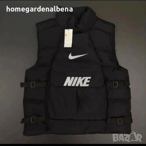Мъжки тактически пухен елек Nike – Streetwear с характер! 🖤🤍