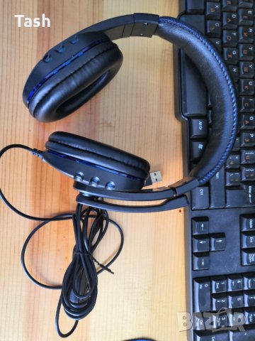 Cлушалки Manhattan USB Gaming Headset with LED, снимка 3 - Други - 34028969