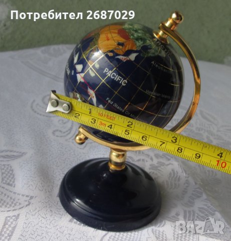 Красив настолен глобус, снимка 3 - Статуетки - 29476679