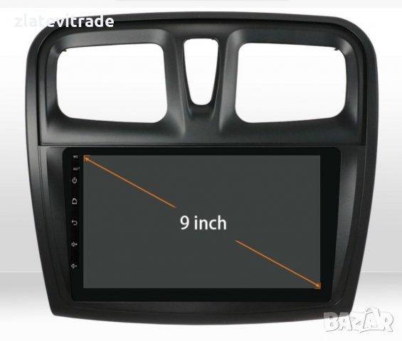 RENAULT LOGAN SANDERO 2012-2019 - 9'' / 12,3'' Навигация Android/ 8827, снимка 4 - Навигация за кола - 33784692
